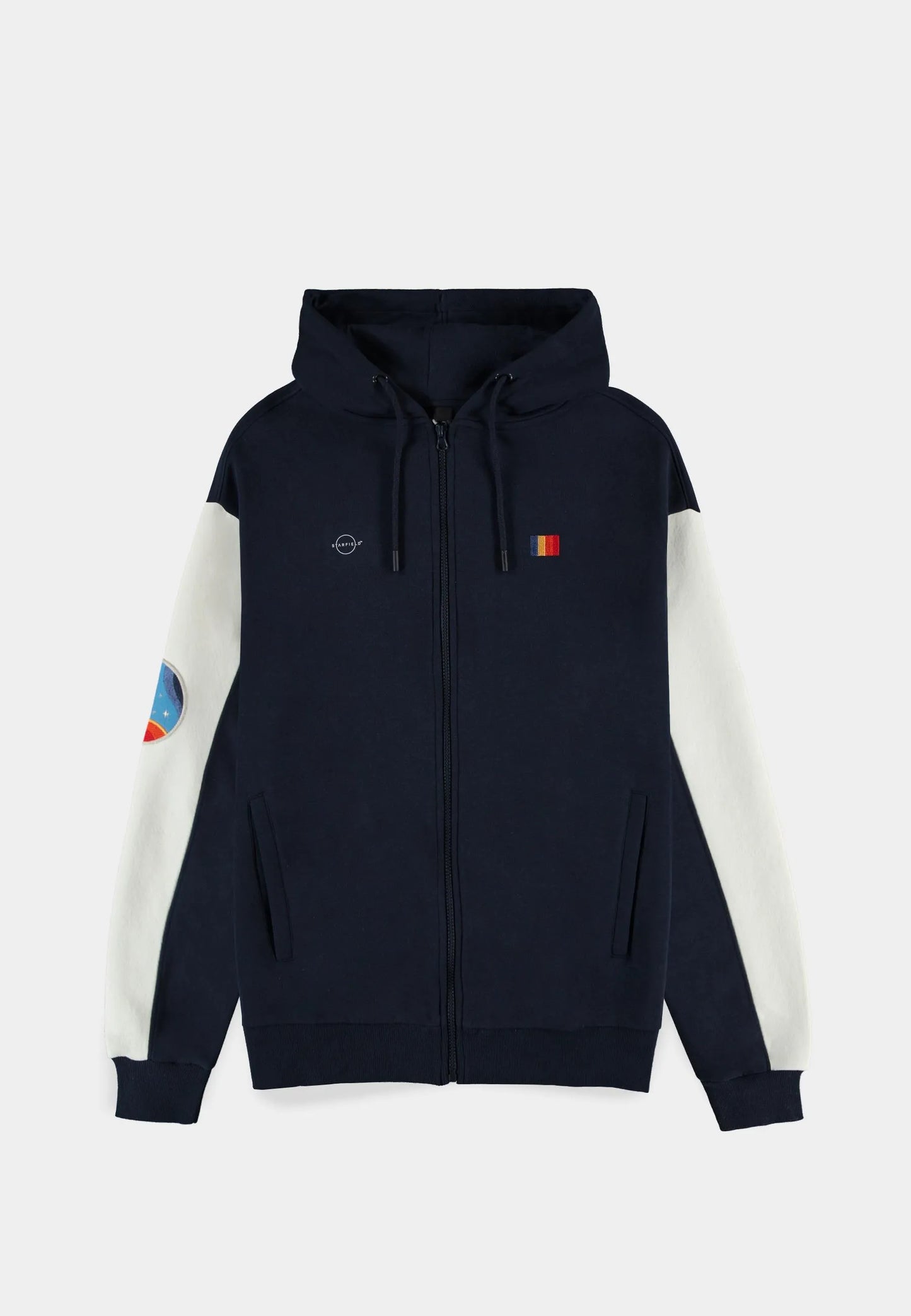 Starfield - Monochrome Emblem Men's Zipper Hoodie