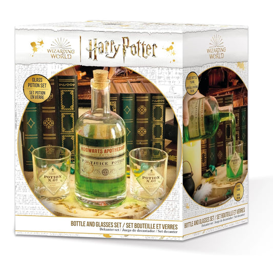 Harry Potter - Set - Gläser und Flasche