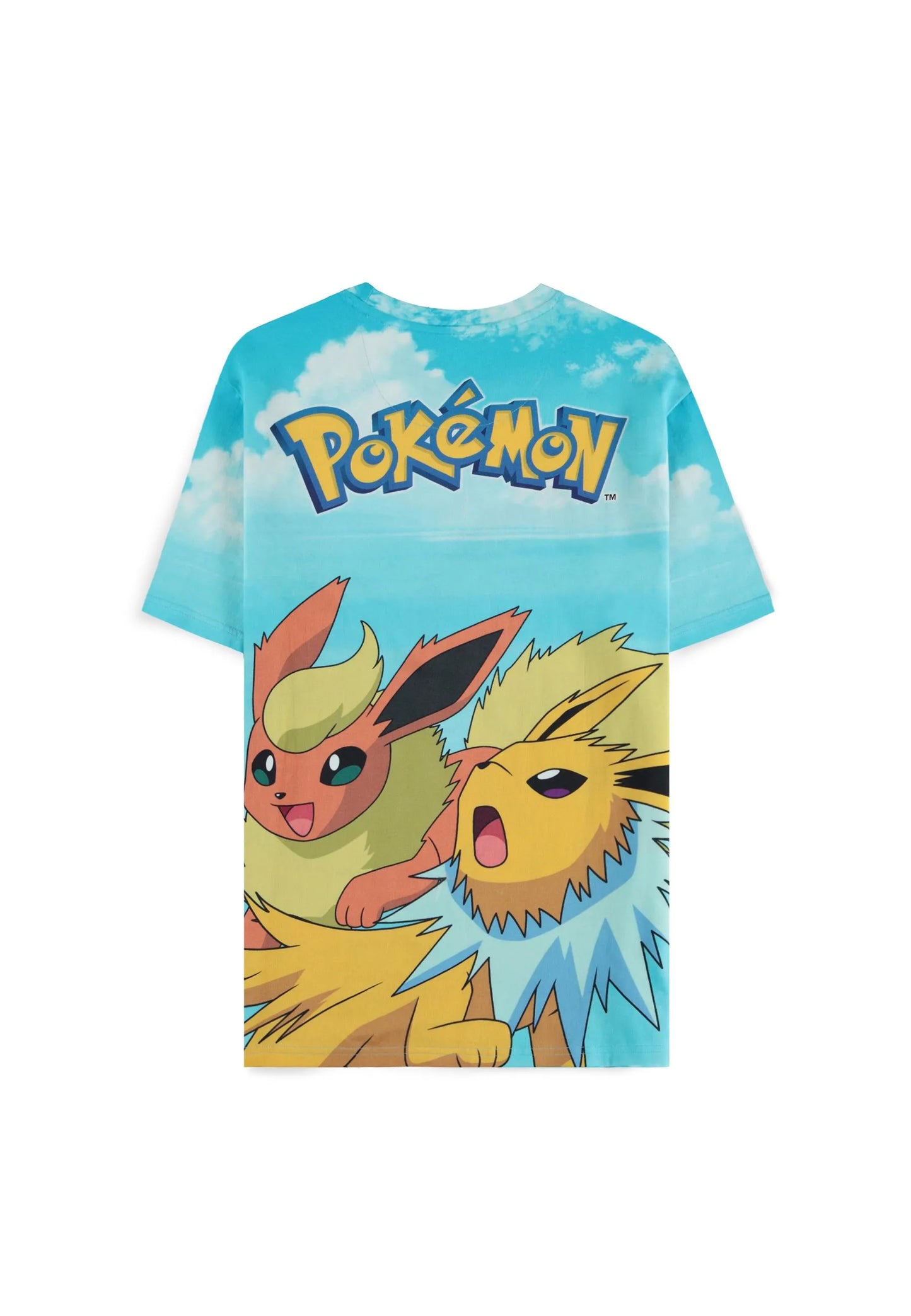 Pokémon - T-Shirt - Evoli Evolutions AOP Digital