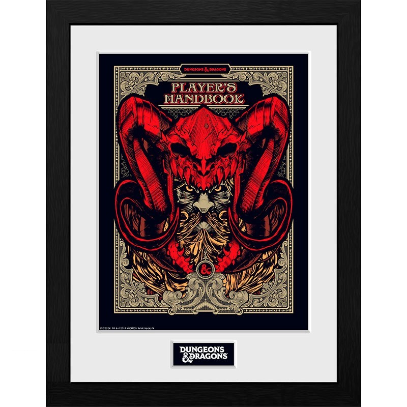 Dungeons & Dragons - Framed print "Players Handbook" (30x40)
