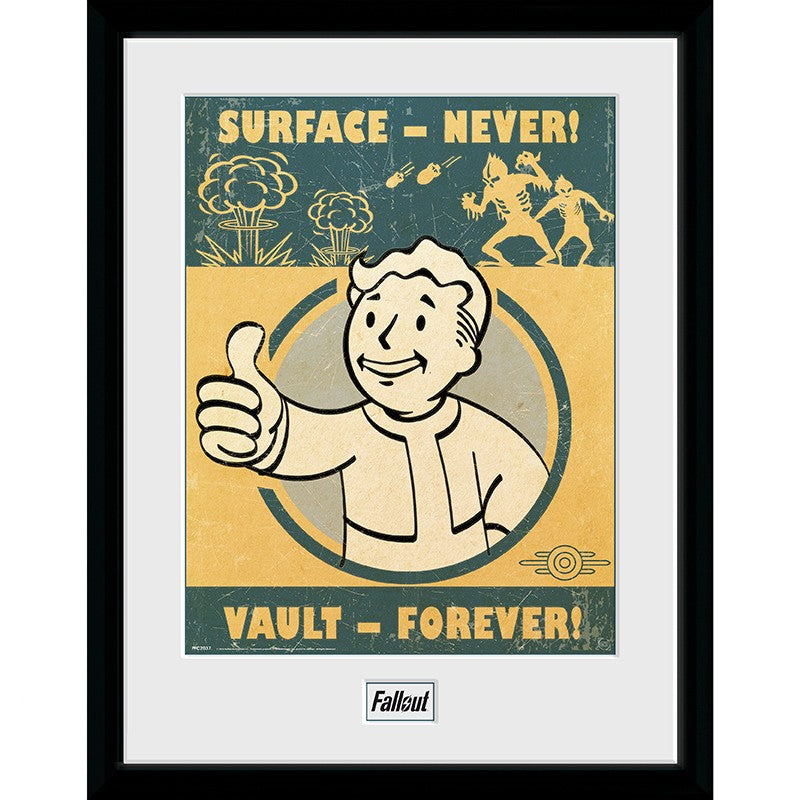 Fallout - Framed Print - Vault Forever