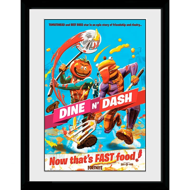 Fortnite - Framed Print - Dine n Dash