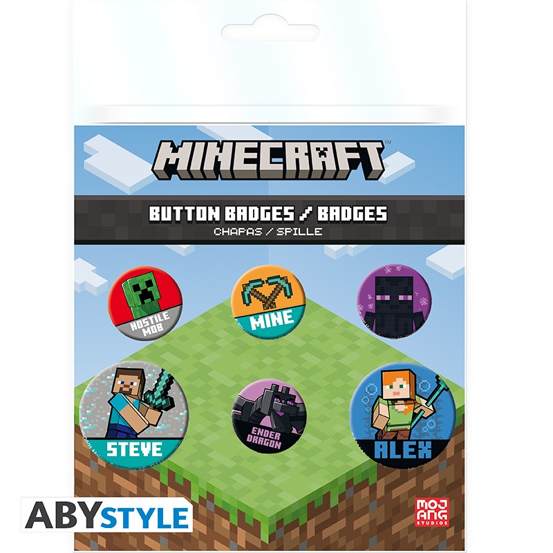 Minecraft - Badge Pack - Mix