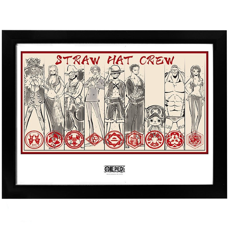 One Piece - Framed print "Straw Hat Crew" (30x40)