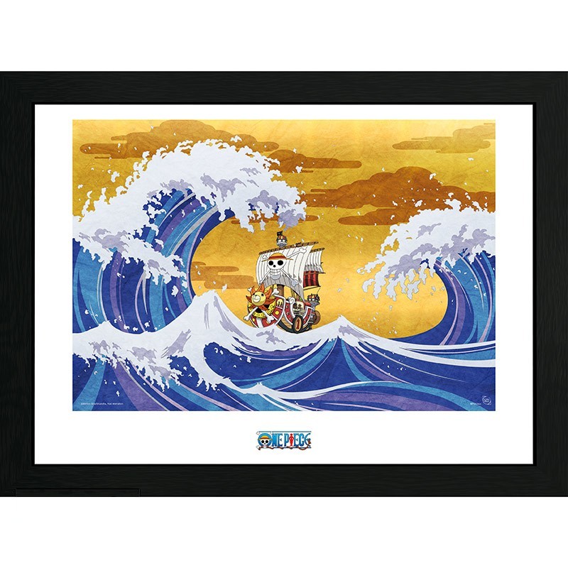 One Piece - Framed print "Thousand Sunny" (30x40)