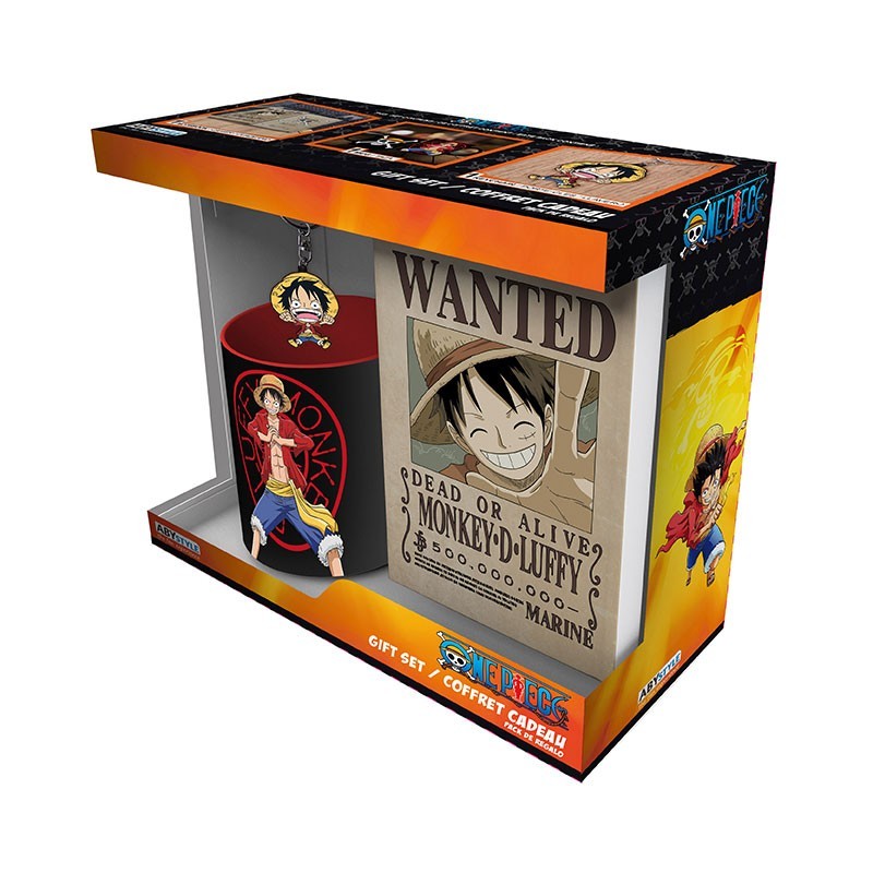 One Piece - Geschenkset - "Wanted //Luffy"