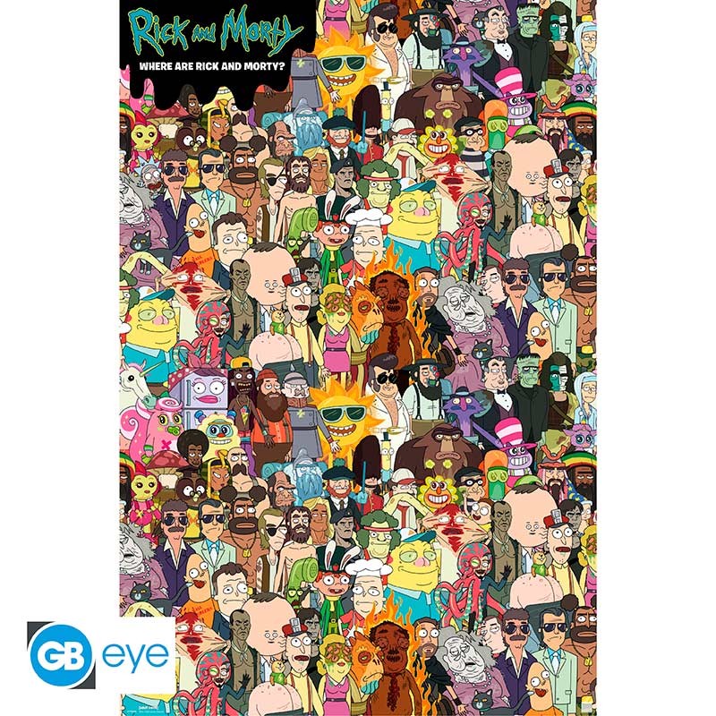 Rick and Morty - Poster Maxi - Where's Rick