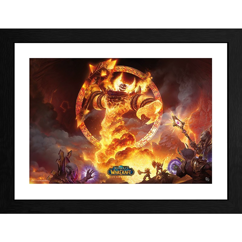World of Warcraft - Framed print - "Ragnaros" (30x40)