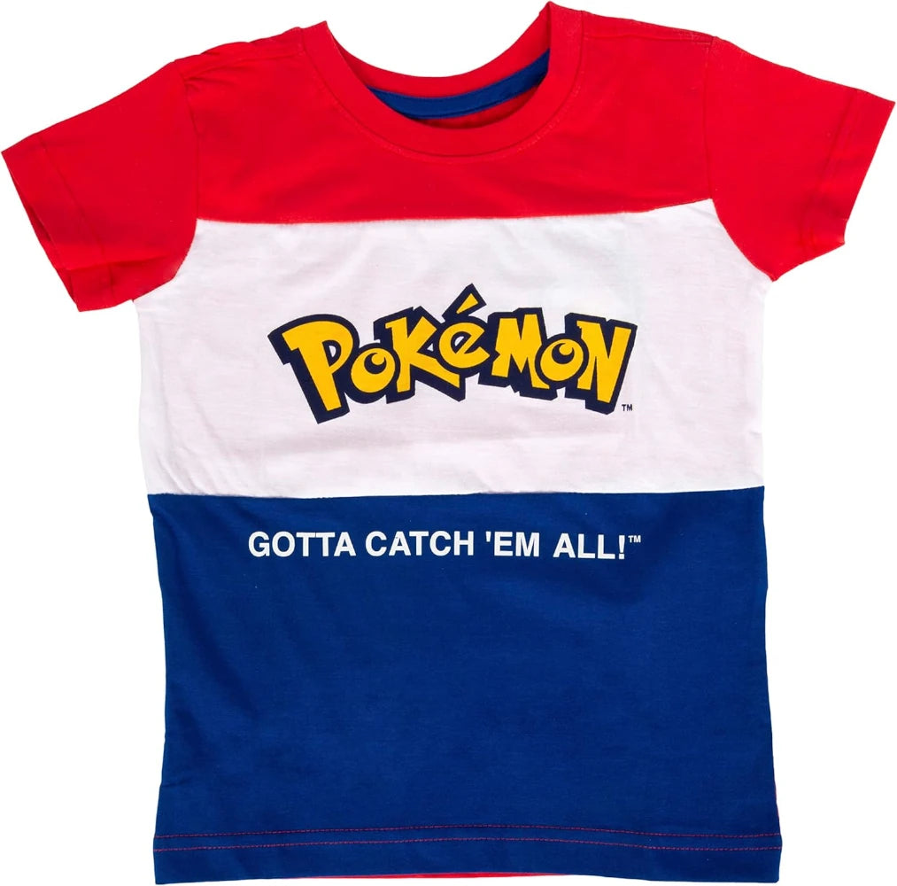 Pokémon - T-Shirt - Core Logo Cut & Sew - Kinder