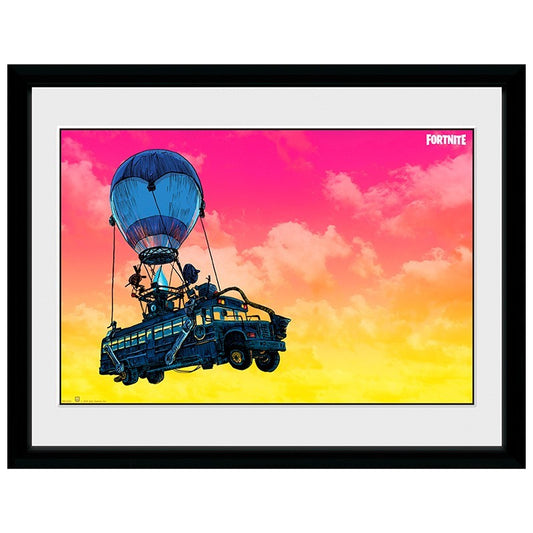 Fortnite - Framed Print - Battle Bus