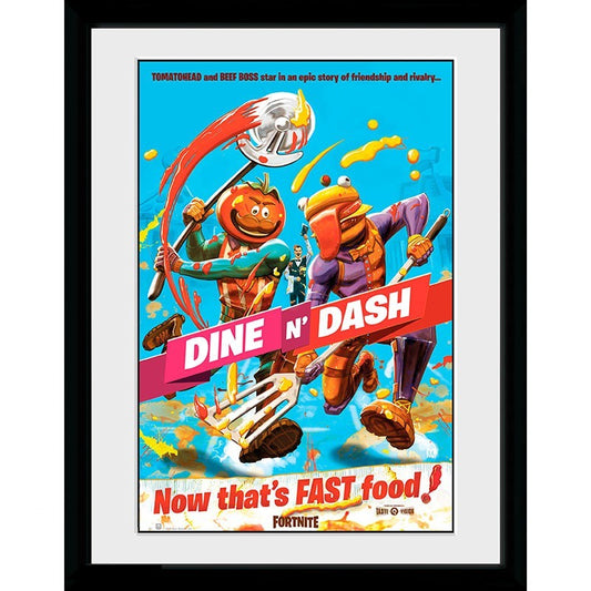 Fortnite - Framed Print - Dine n Dash
