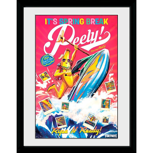 Fortnite - Framed Print - Spring Break Peely