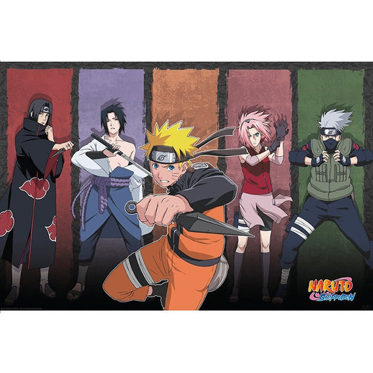 Naruto Shippuden - Poster Maxi - Naruto & allies