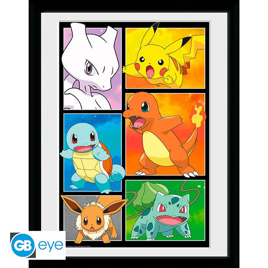 Pokémon - Framed print "Comic panel" (30x40)