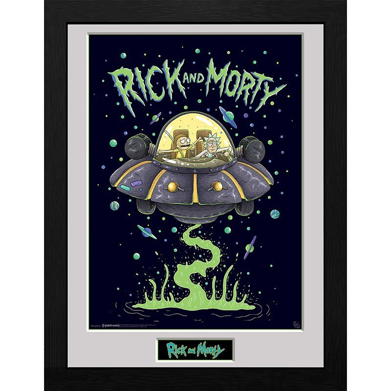 Rick and Morty - Framed print - "Ship"