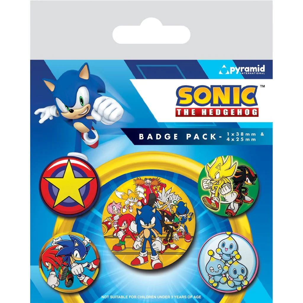 Sonic - Badge Pack - Speed Team